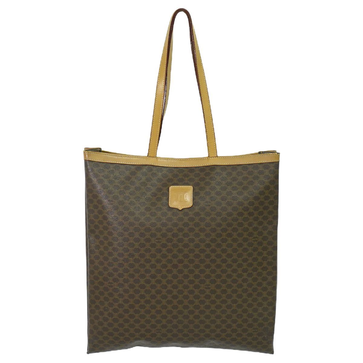 本物 セリーヌ CELINE マカダム ショルダーバッグ トートバッグ PVC  