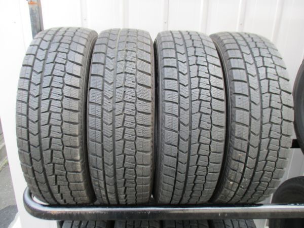 175/65R15 84Q ダンロップ WINTER MAXX WM02 スタッドレス 2019年製 4本 送料込 T37830304インボイス領収書発行可能