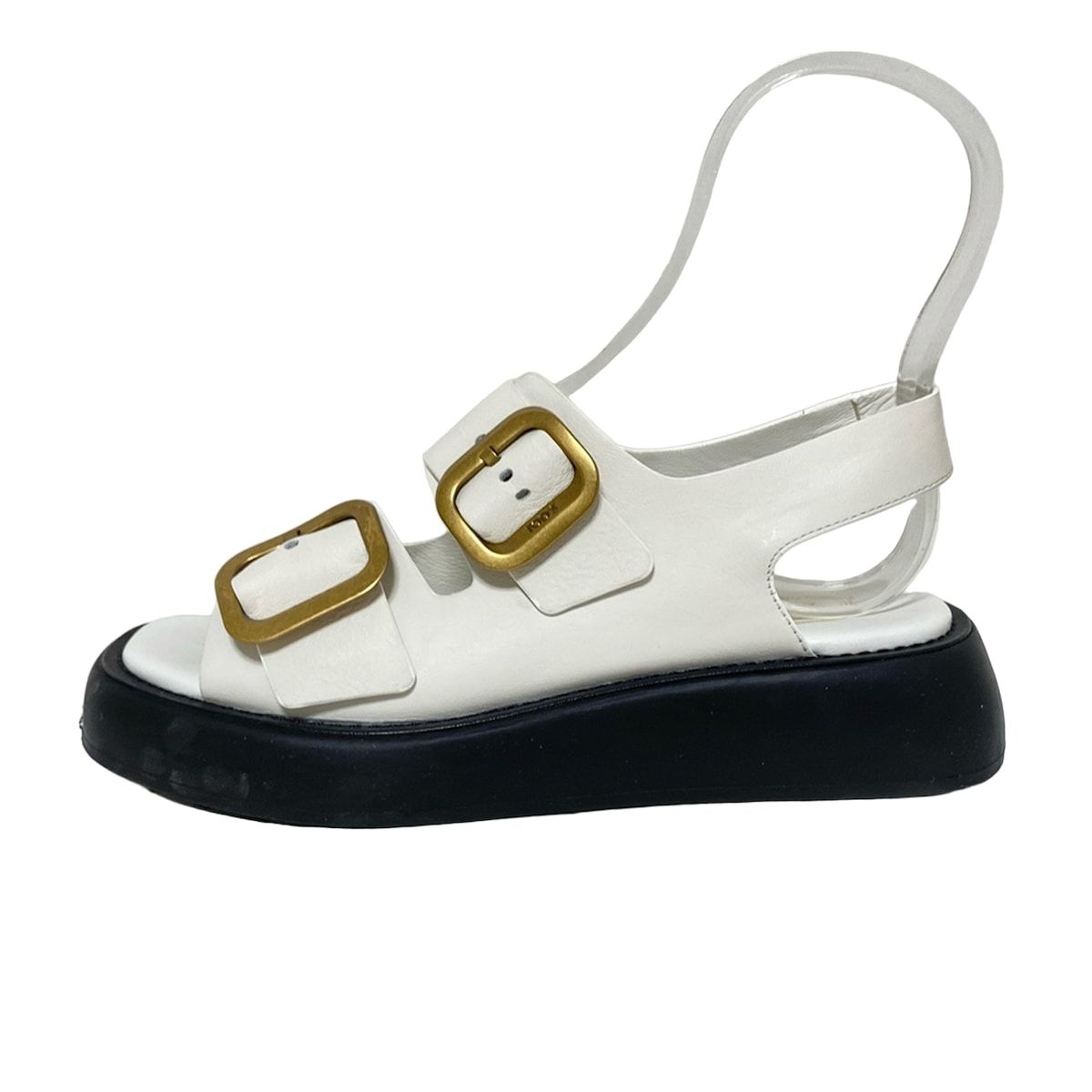 TOD S トッズ サンダル レディース - 白 プラットフォーム レザー