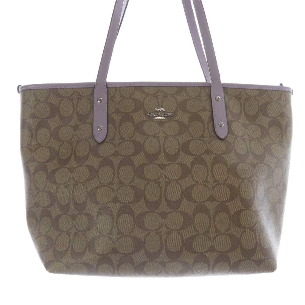 COACH トートバッグ ブラウン ロゴパターン コーチ COACH バッグ （ブラウン） -ファッション通販 FASHION