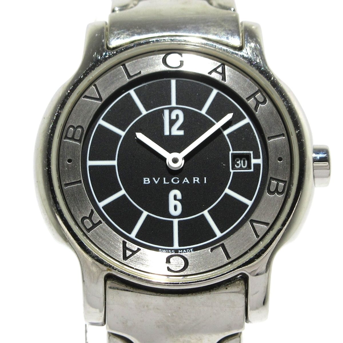 BVLGARI ブルガリ 腕時計 ソロテンポ ST29S レディース 黒