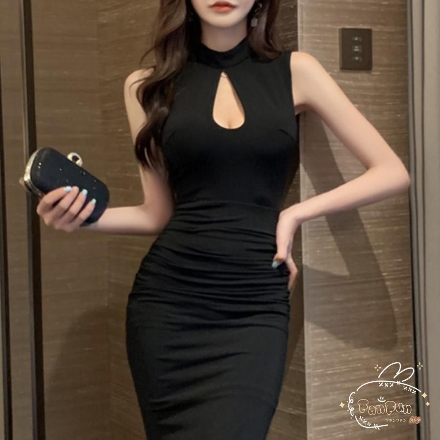 韓国パーティードレス ロング