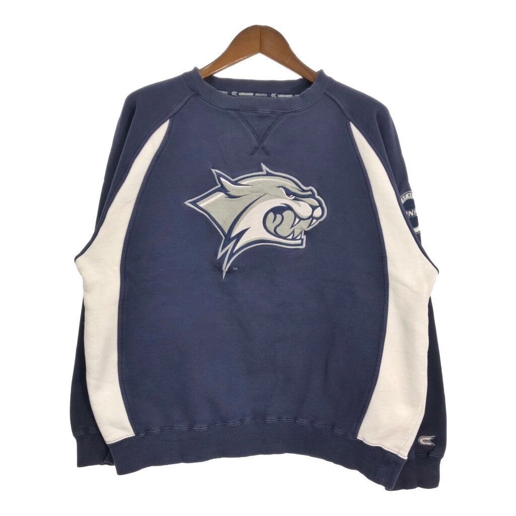 Colosseum ATHLETICS スウェット カレッジ ネイビー (メンズ XL) 中古 古着 T1998