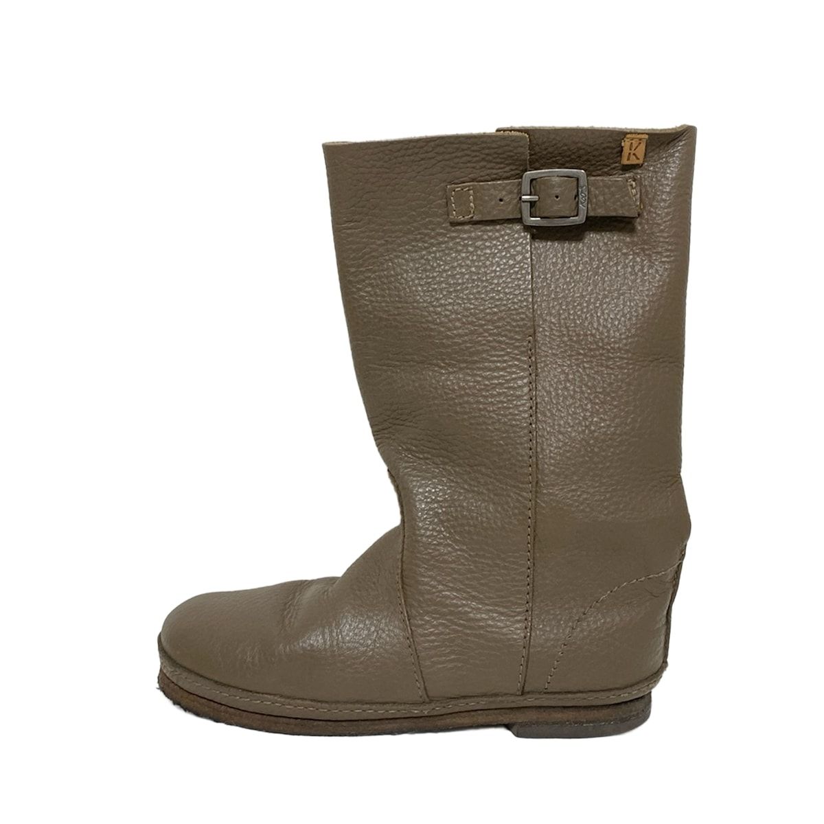 koos コース ショートブーツ 38 レディース - ダークブラウン レザー