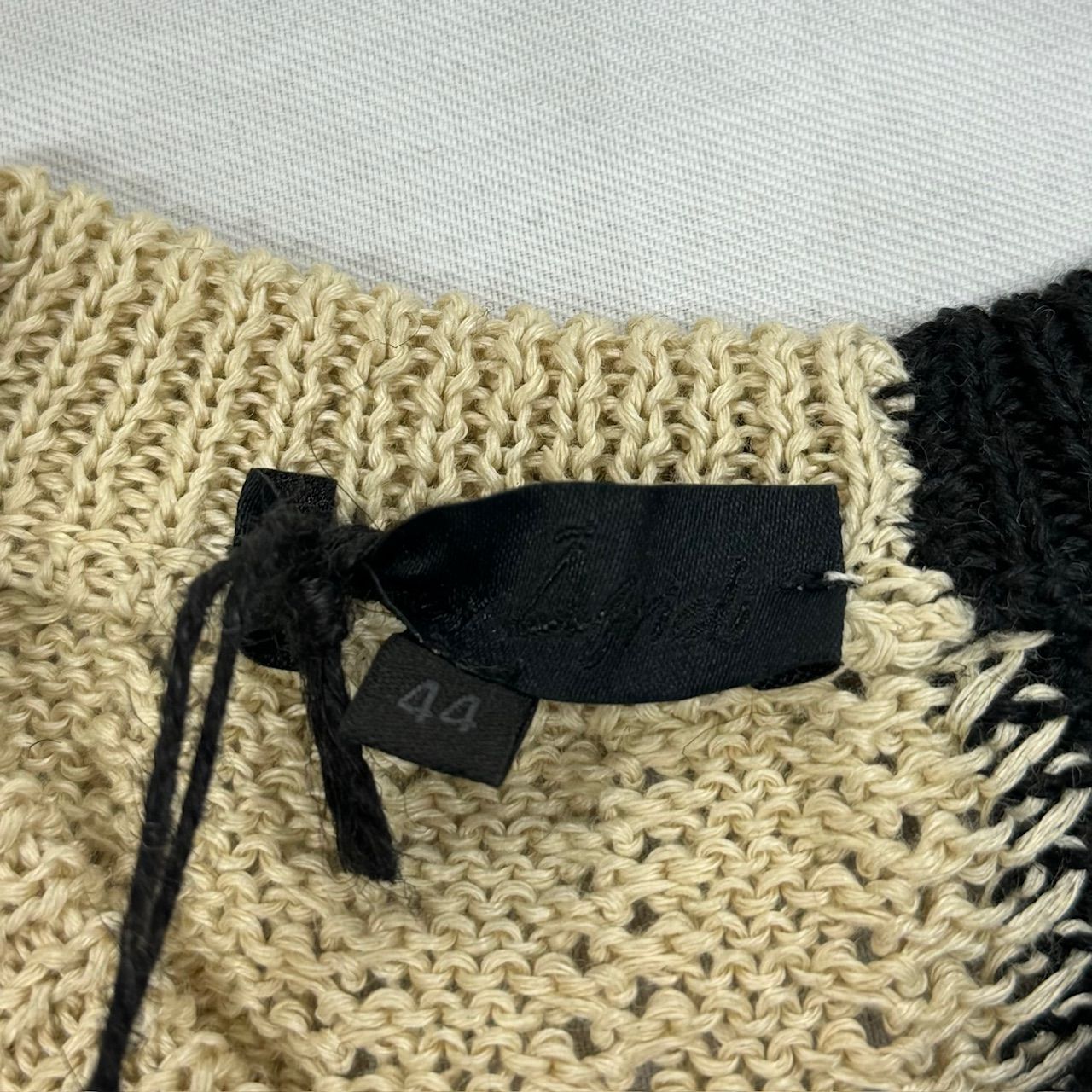 新品 OMAR AFRIDI 23SS FRINGED LONG KNITTED VEST フリンジ ロング 