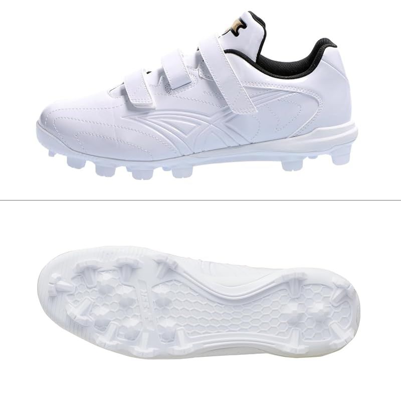 エスエスケイ 野球スパイク スターランナーMCL ホワイト×ホワイト 1010 26.5 cm 1