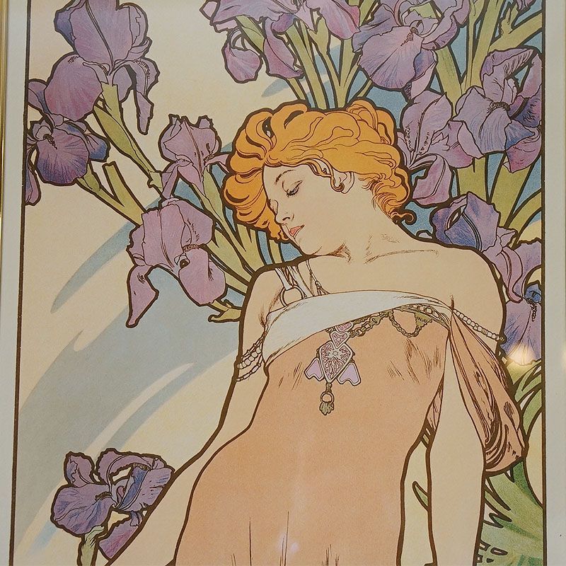 Alphonse Mucha アート作品 2点セット Amazon.com: Alphonse Mucha Prints - Set of 2 (11x14 Inches
