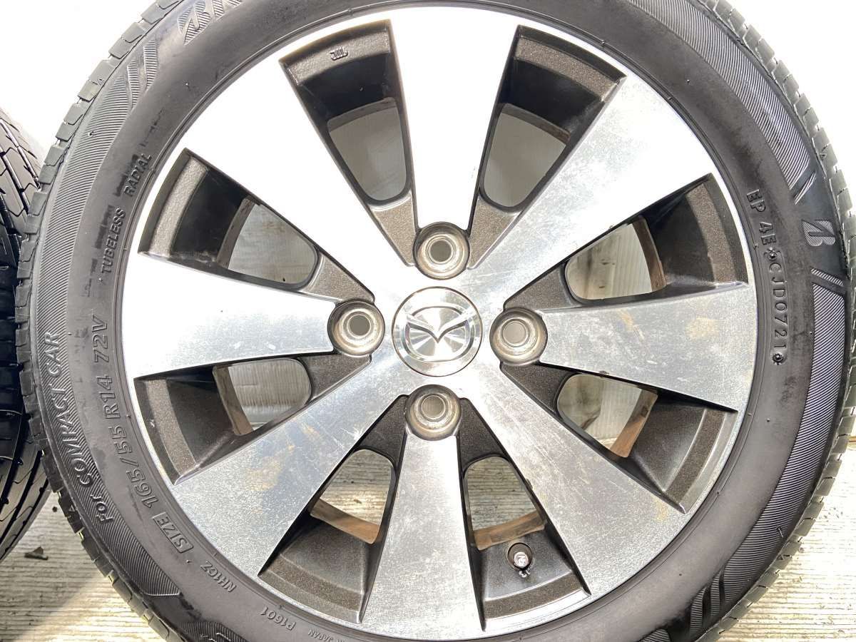 165/55R14 ブリヂストン エコピア NH100C マツダ純正 14x4.5 50 100-4