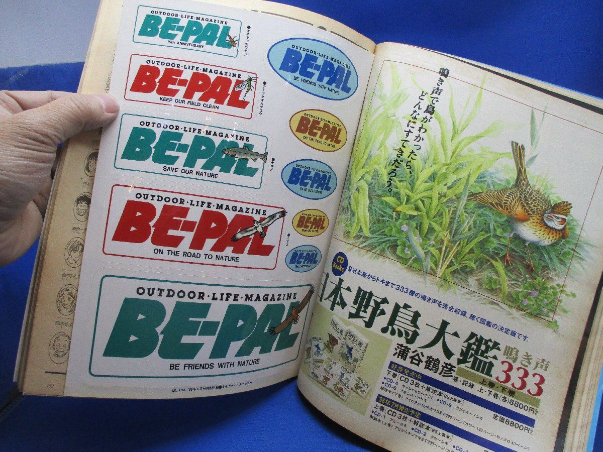 BE-PAL ビーパル カレンダー 新品未使用 1996年　ヴィンテージ BE-PAL ビーパル 1996年6月号 №180 ネイチャーステッカー付 レア