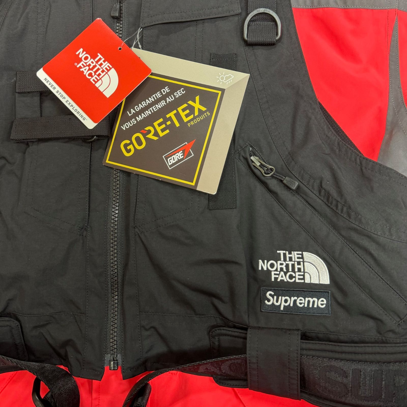 国内正規 美品 Supreme × THE NORTH FACE 20SS RTG Jacket Vest ゴアテックス マウンテンジャケット ベスト  シュプリーム ノースフェイス コラボ NP61903I ロケットレッド M 66011A - メルカリ