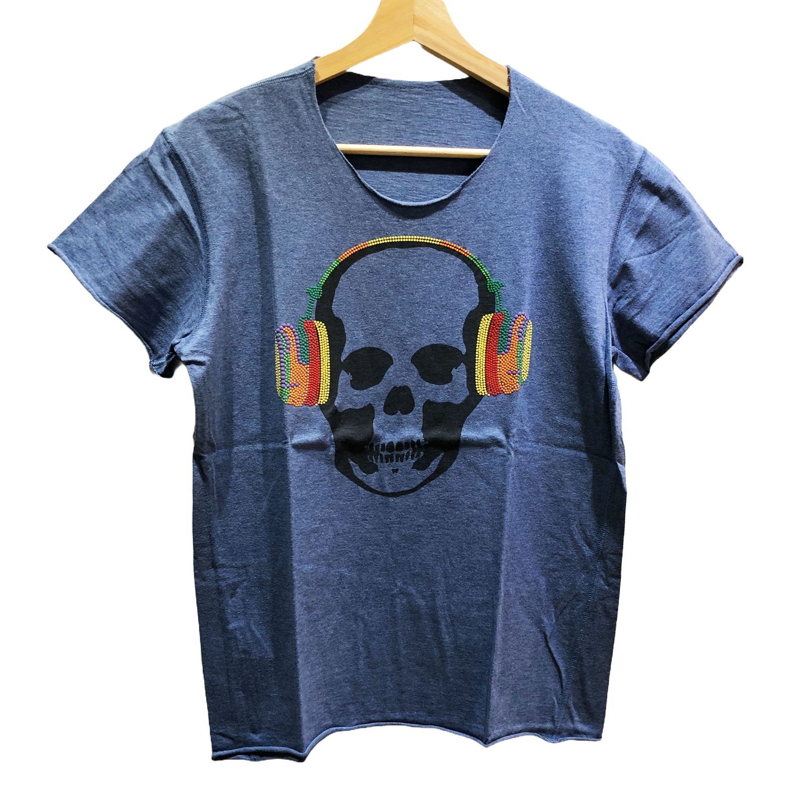 *LPF *ルシアンペラフィネ Tシャツ スカル ヘッドフォン lucien pellat-finet ルシアンペラフィネ Headphones Skull Beat