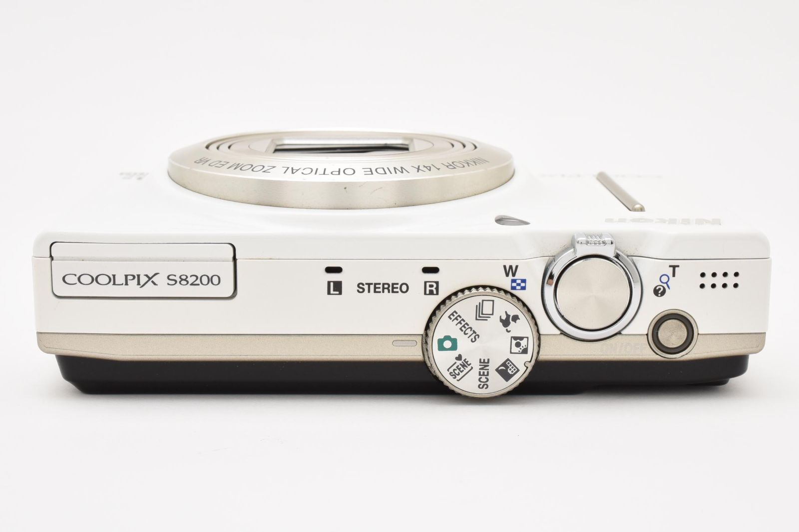 ニコン NIKON COOLPIX S8200 ホワイト 《動作品》☆ アウトレット LL22