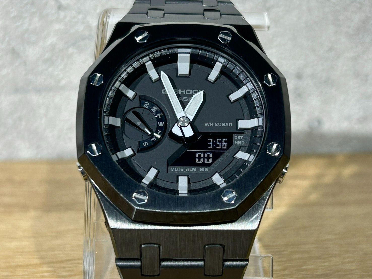 G-SHOCK GA-2100 シルバー/ブラック 楽天市場】G-SHOCK GA-2100FF-8Aカスタム シルバー ブラック
