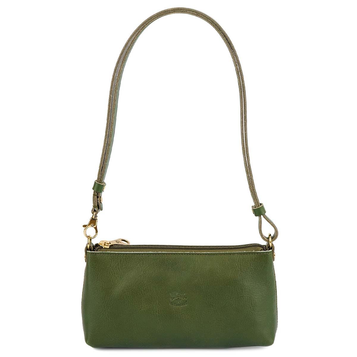 IL BISONTE イルビゾンテ ショルダーバッグ BSH091 PV0001 SHOULDER BAG SMALL レディース 女性 クロスボディ 鞄 GR385 CIPRESSO グリーン