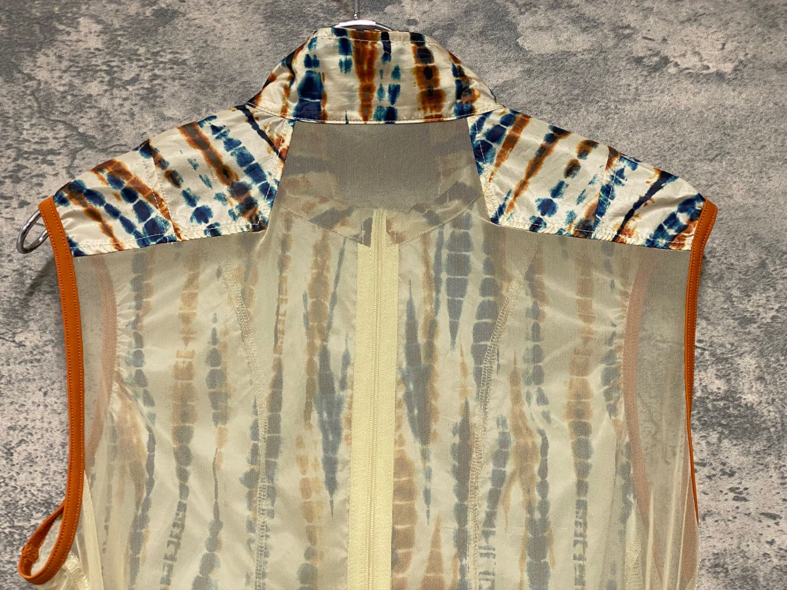 サイクルベスト 総柄