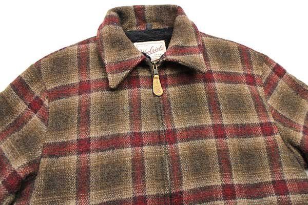 90s USA製 Woolrichウールリッチ オンブレチェック ボアライナー 
