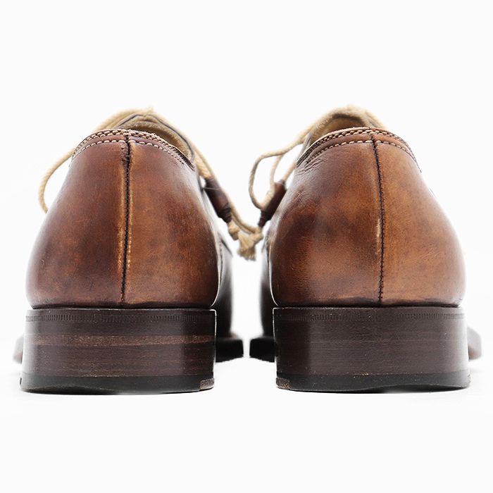 ステファノブランキーニstefano branchiniドレスレザーシューズ茶7 ステファノブランキーニstefano branchiniドレスレザーシューズ茶7