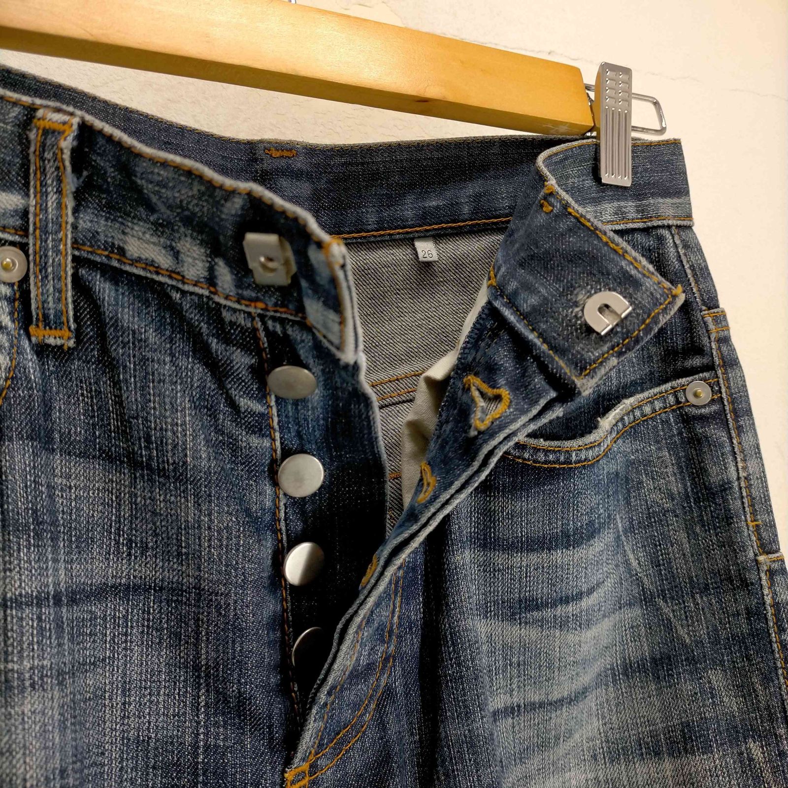 ディオールオム Dior HOMME 07aw jake ダメージ加工ストレッチデニム 