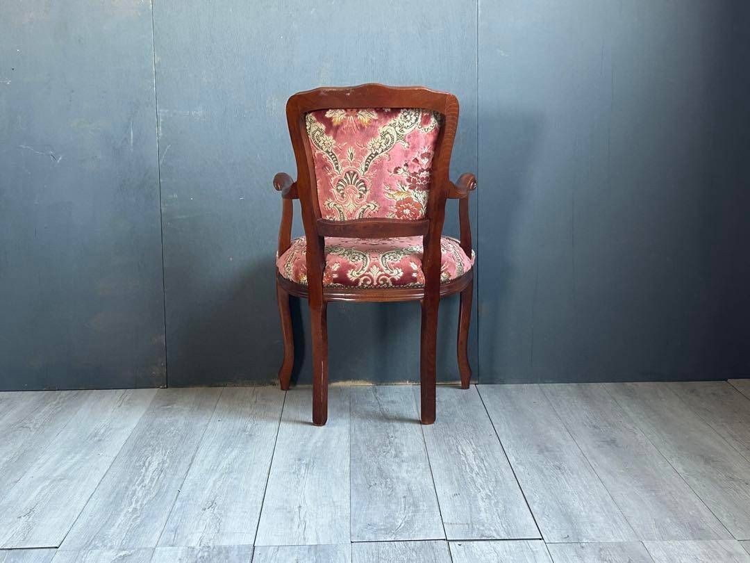 最終値下げ】金華山織 猫脚クラシックチェア ブルー チェア