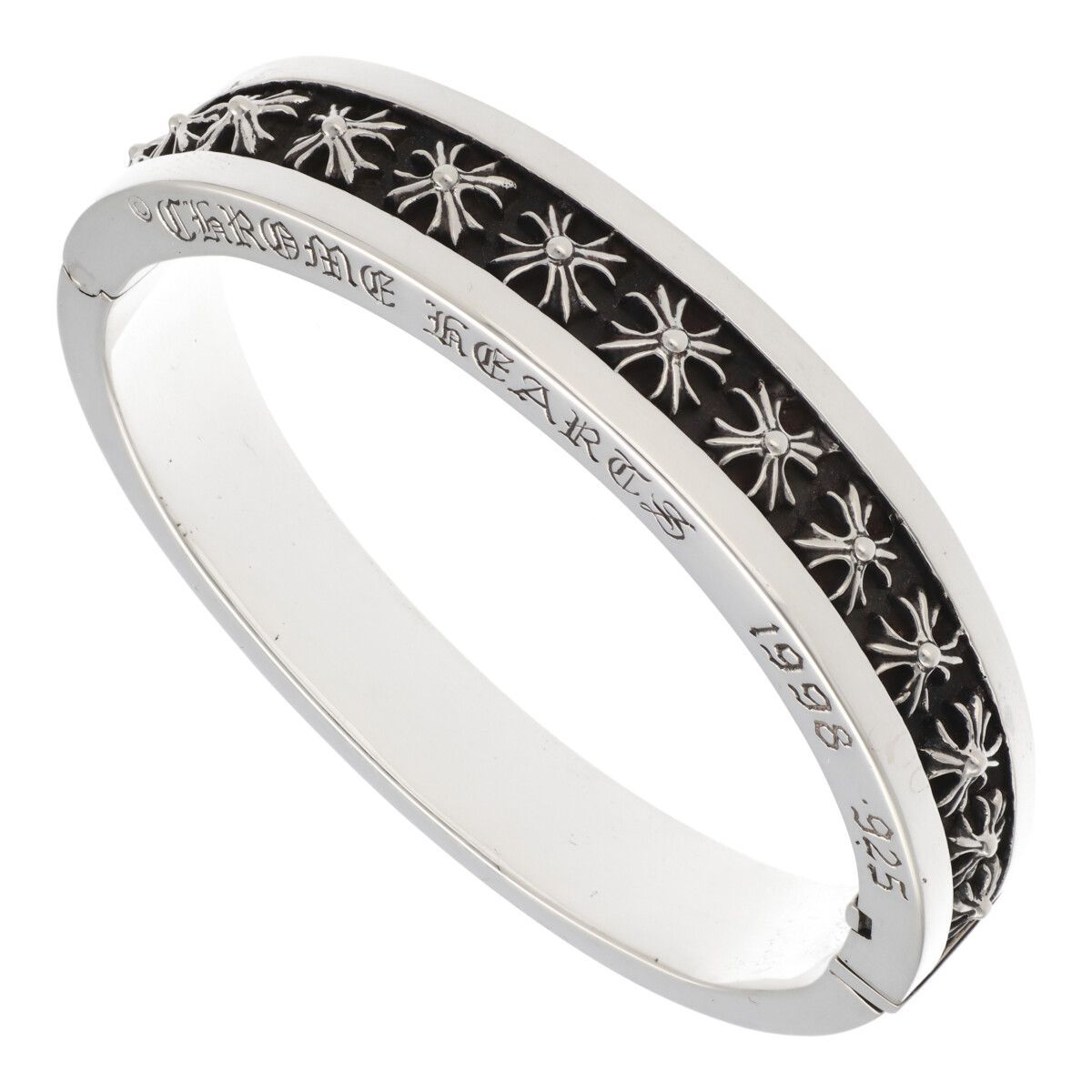 中古】 CHROME HEARTS クロムハーツ ナローVバンド CHプラス