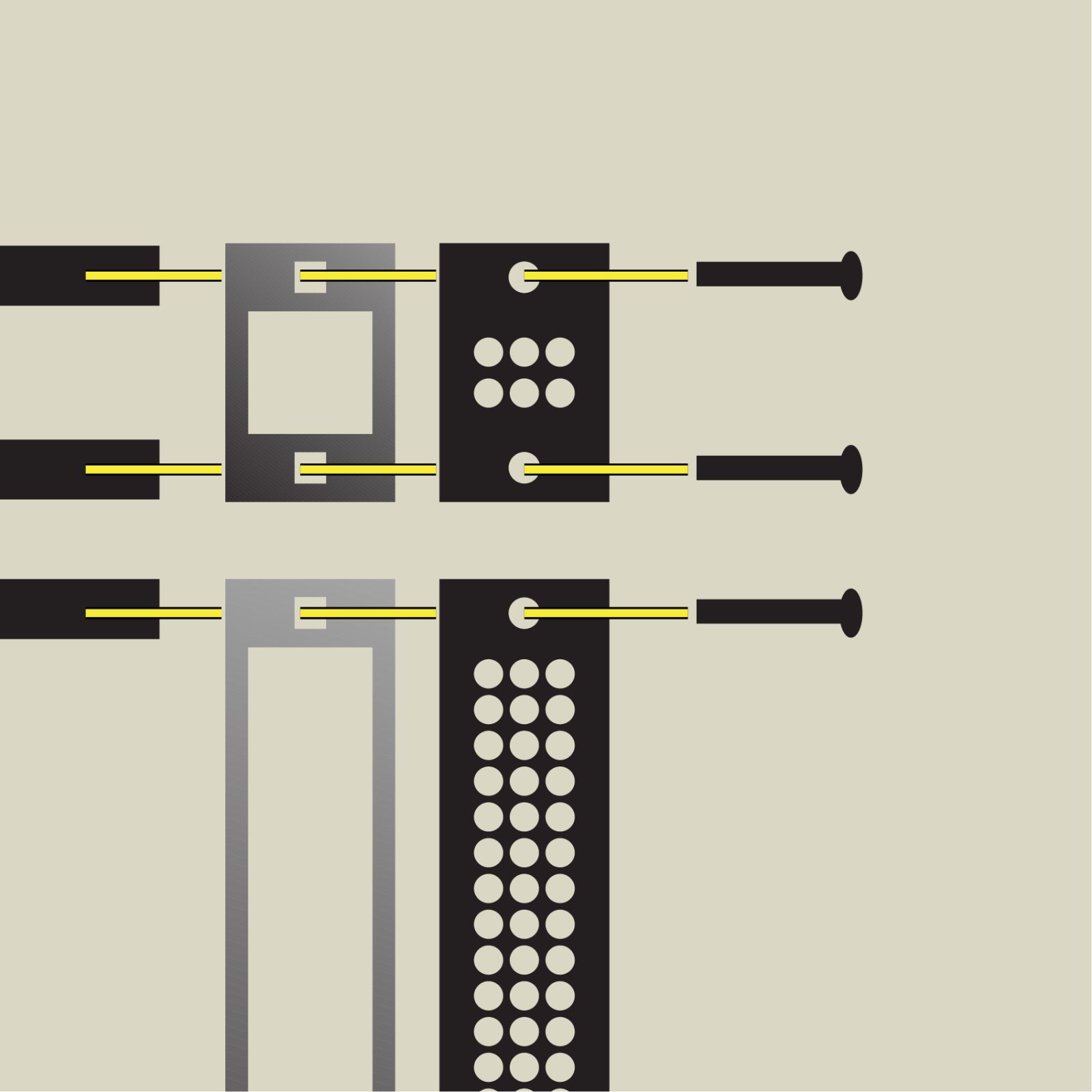 Takazudo Modular: zudo-rail-40 Lite-set3 - メルカリ