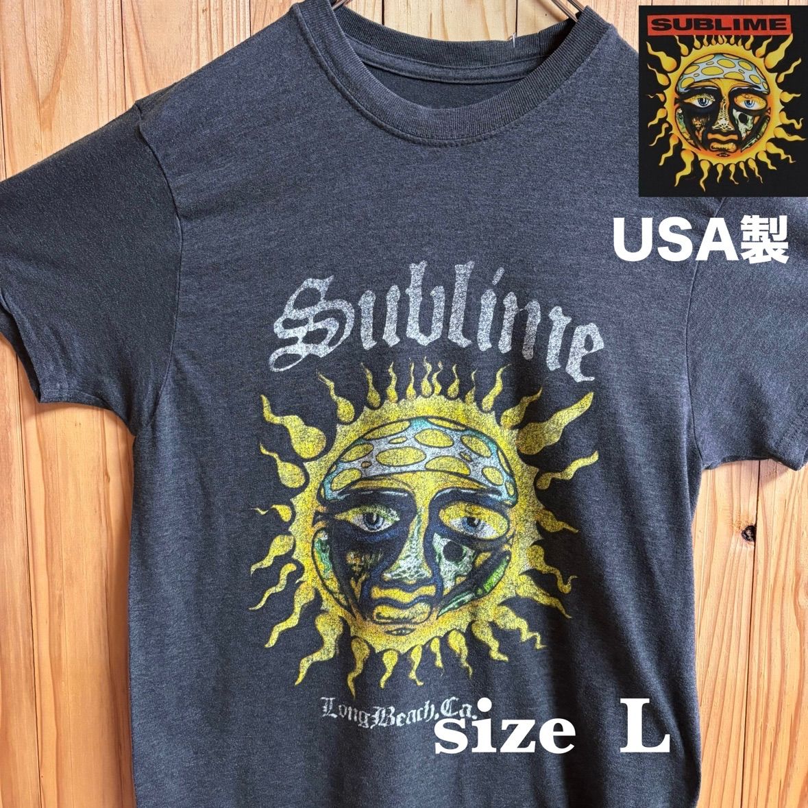 希少SUBLIME ロングTシャツ サブライム グレー サイズL 希少！sublime