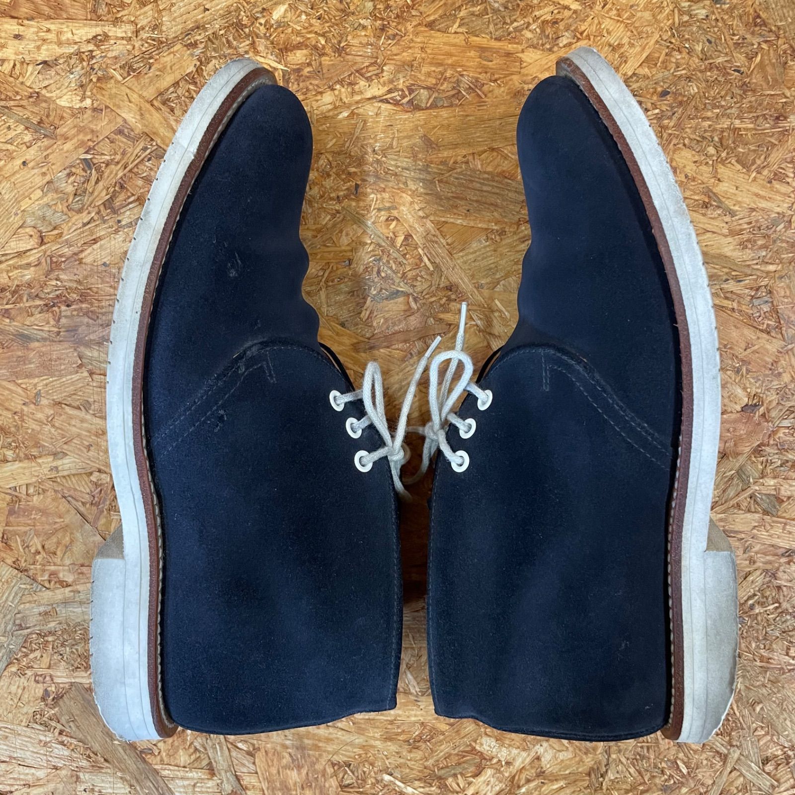 イングランド製 SANDERS チャッカブーツ 8870AS ネイビー UK7 26.0cm