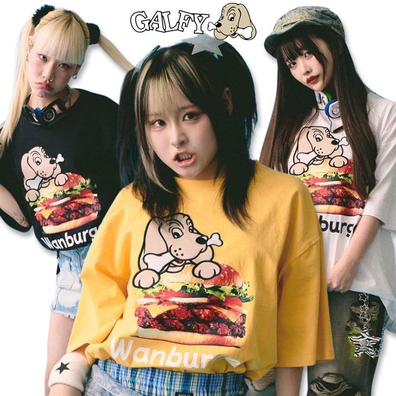 ガルフィー GALFY ハイカロリーTee 142011 半袖Tシャツ #10 WHITE #20 BLACK #60 YELLOW L XL ヤンキー TGC