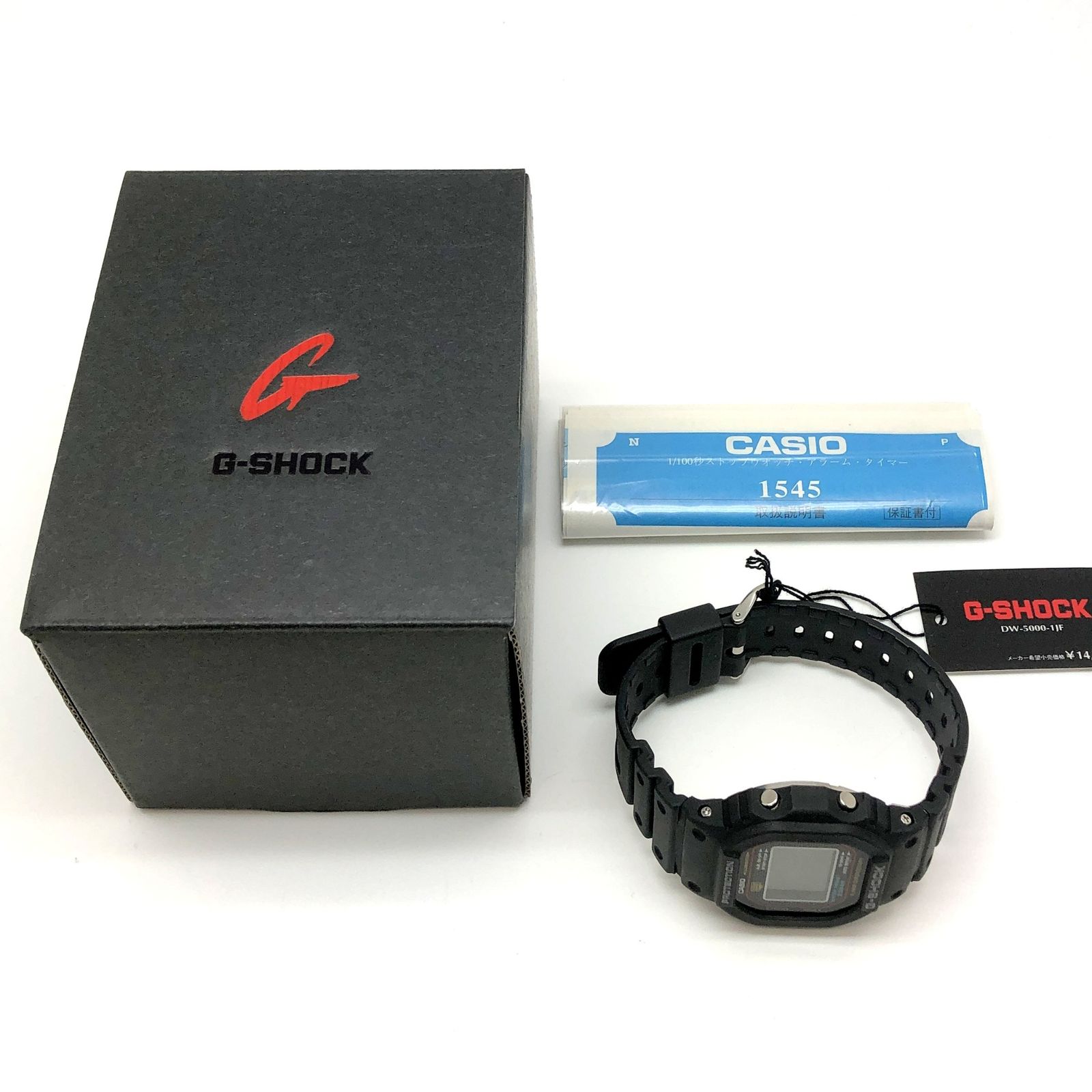 G-SHOCK ジーショック DW-5000-1 初代復刻 初号機DW-5000C復刻モデル 