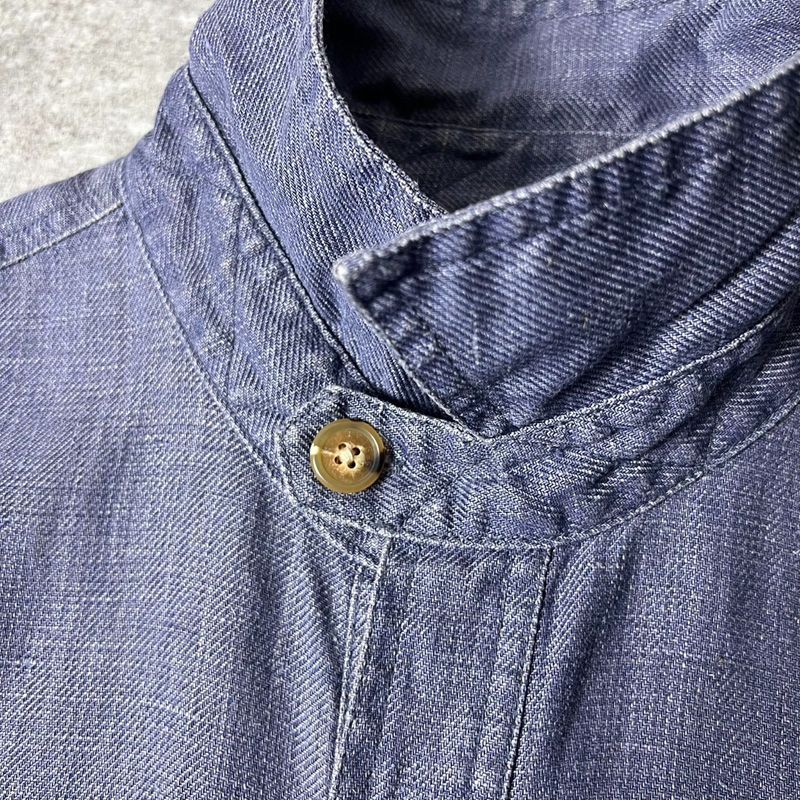 90s ORVIS 100% リネン デニム織り ハンティング ジャケット XL / 90