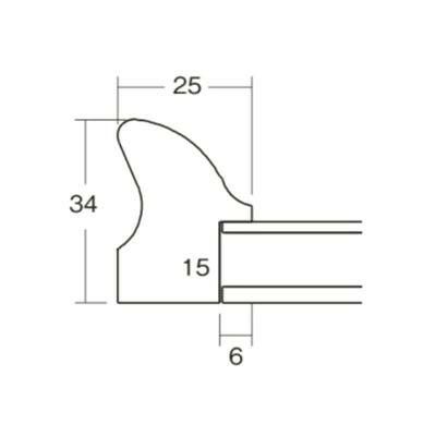 大額 8214 デッサン額 プラウドシリーズ 三三 ホワイト