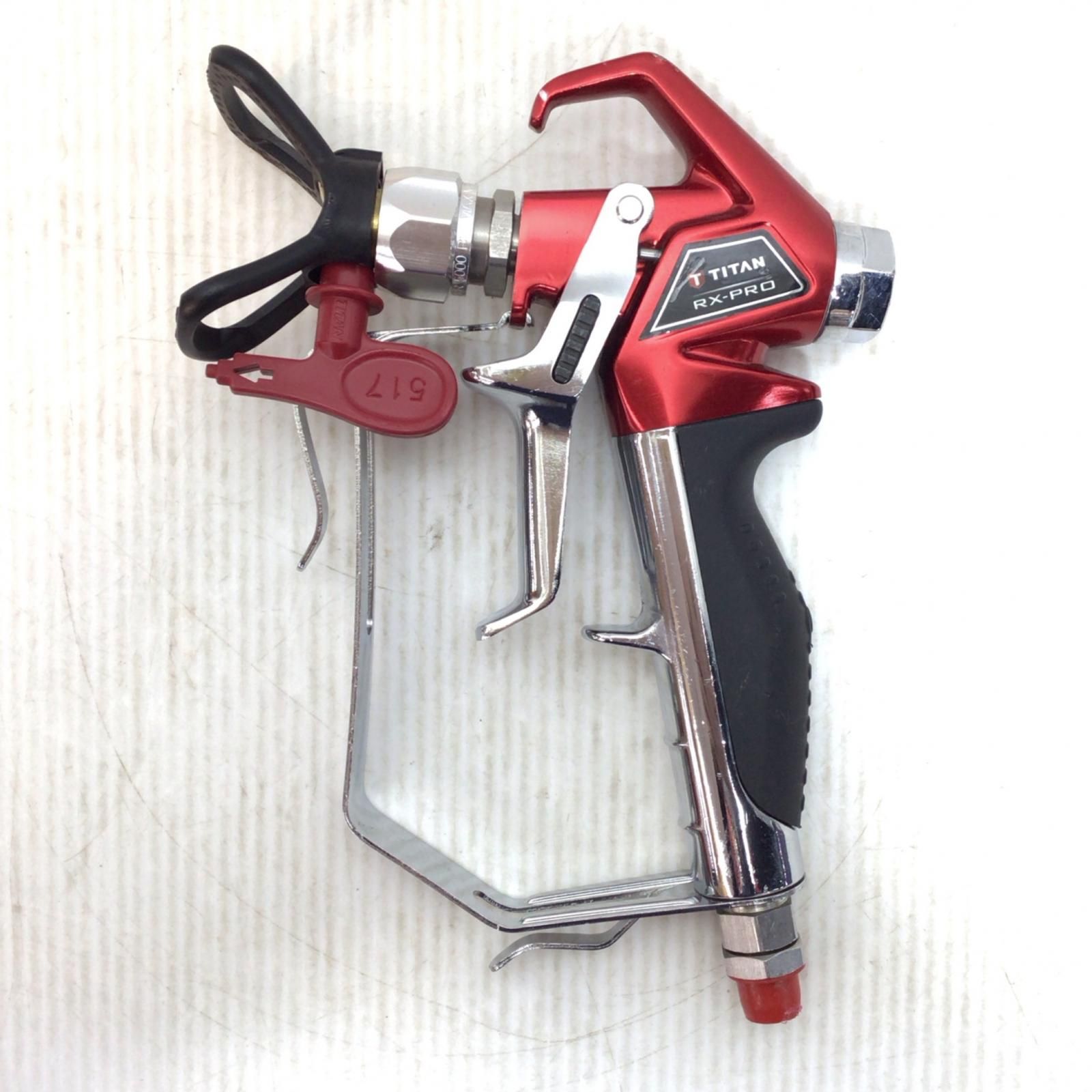 ΘΘTITAN スプレーガン 程度A 動作未 RX-PRO レッド