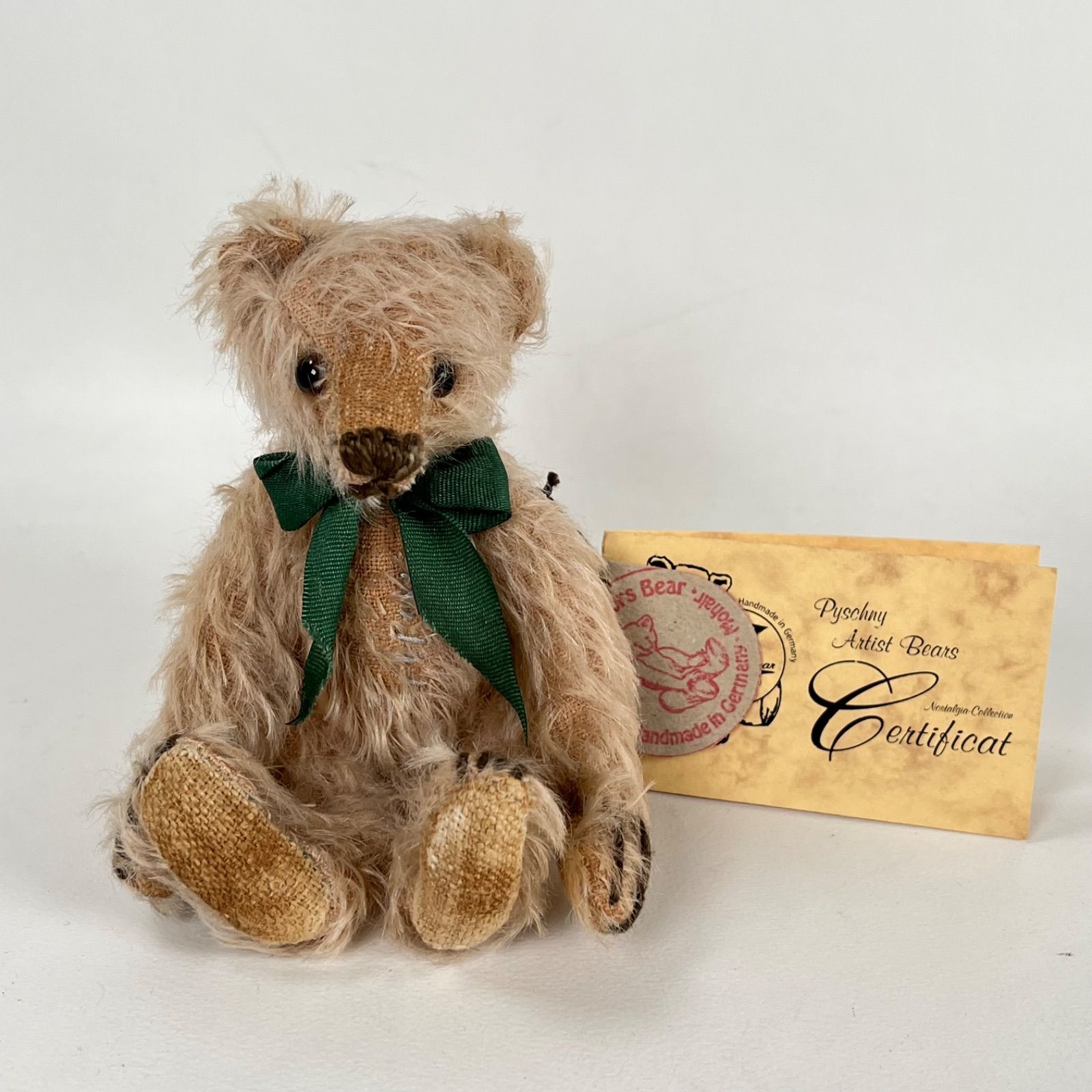 テディベア Pyschny Artist Bears Bear by Bear ″Rosalie″ 41/50 モヘア ドイツ製 人形 ぬいぐるみ  くま 熊 アンティーク 小型 - メルカリ