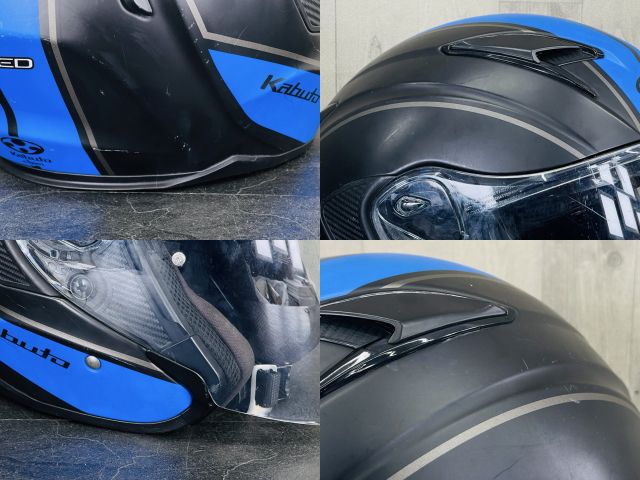 カブト ヘルメット Lサイズ 未使用品 Kabuto (カブト) バイク用ヘルメット SIZE L ブラック PSCマーク