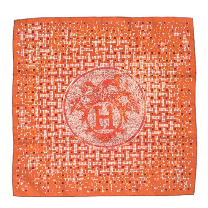エルメス　プチカレ　ミニスカーフ HERMES エルメス ミニスカーフ ミニバンダナ ハンカチ プチカレ