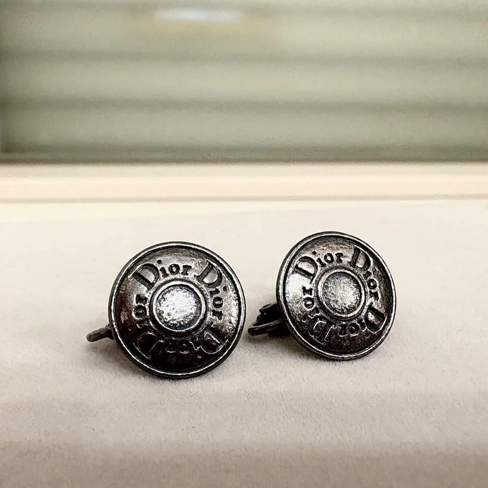 ディオール ヴィンテージボタン イヤリング Christian Dior