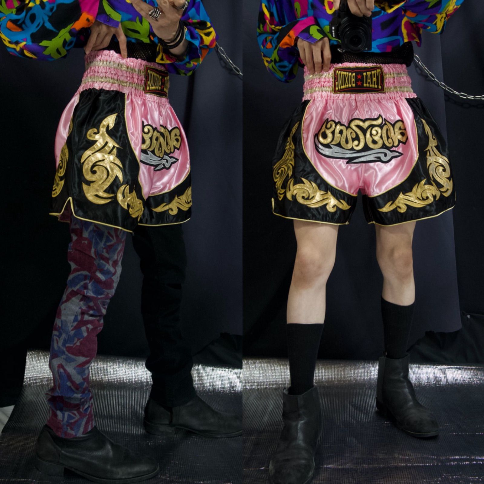 Fairtex ムエイタイ キックボクシング パンツ L BS1901 ボクシング ズボン