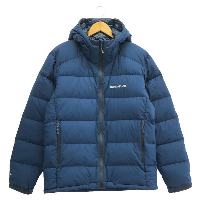 中古】mont-bell パーマフロスト ライトダウンパーカー M ブルー