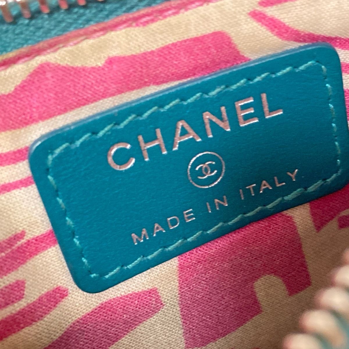 CHANEL ダークグリーン コインケース CHANEL(シャネル) コインケース マトラッセ ダークグリーン