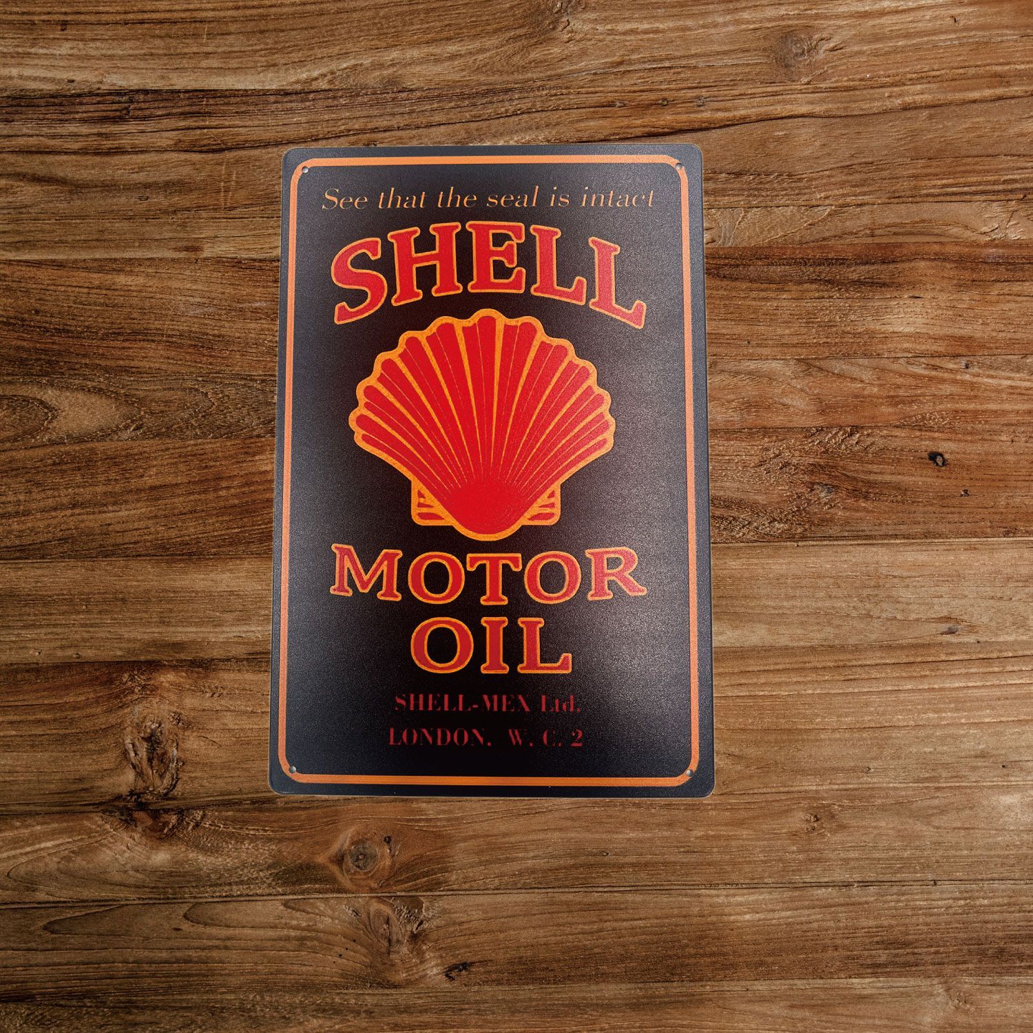 SHELL OIL シェル アメリカン雑貨 ブリキ看板 オイル プレート グッズ 