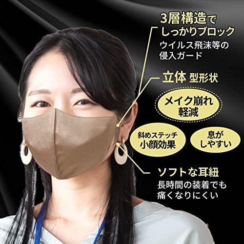 [錦尚金nishikin] 不織布マスク 使い捨て 高密度3層 フィルター BFE99 PFE99 VFE99 花粉99%カット らくらくマスク