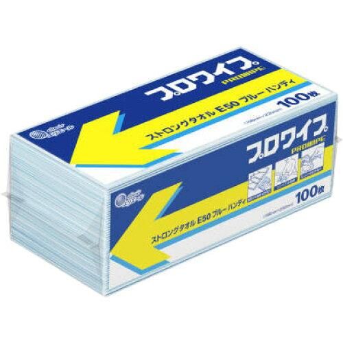 2営業日で発送 大王製紙 Daio Paper エリエール プロワイプ ストロングタオルE50 ブルーハンディ 100枚×25パック 20703496 1ケース 100枚×25パック入 入数 25