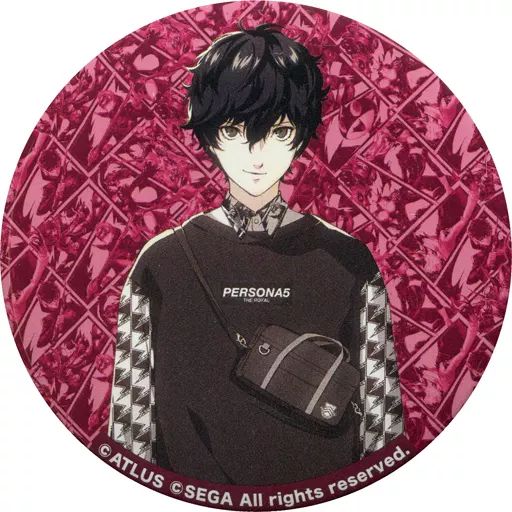 中古】バッジ・ピンズ 主人公 75mm缶バッジ 「ペルソナ5 ザ