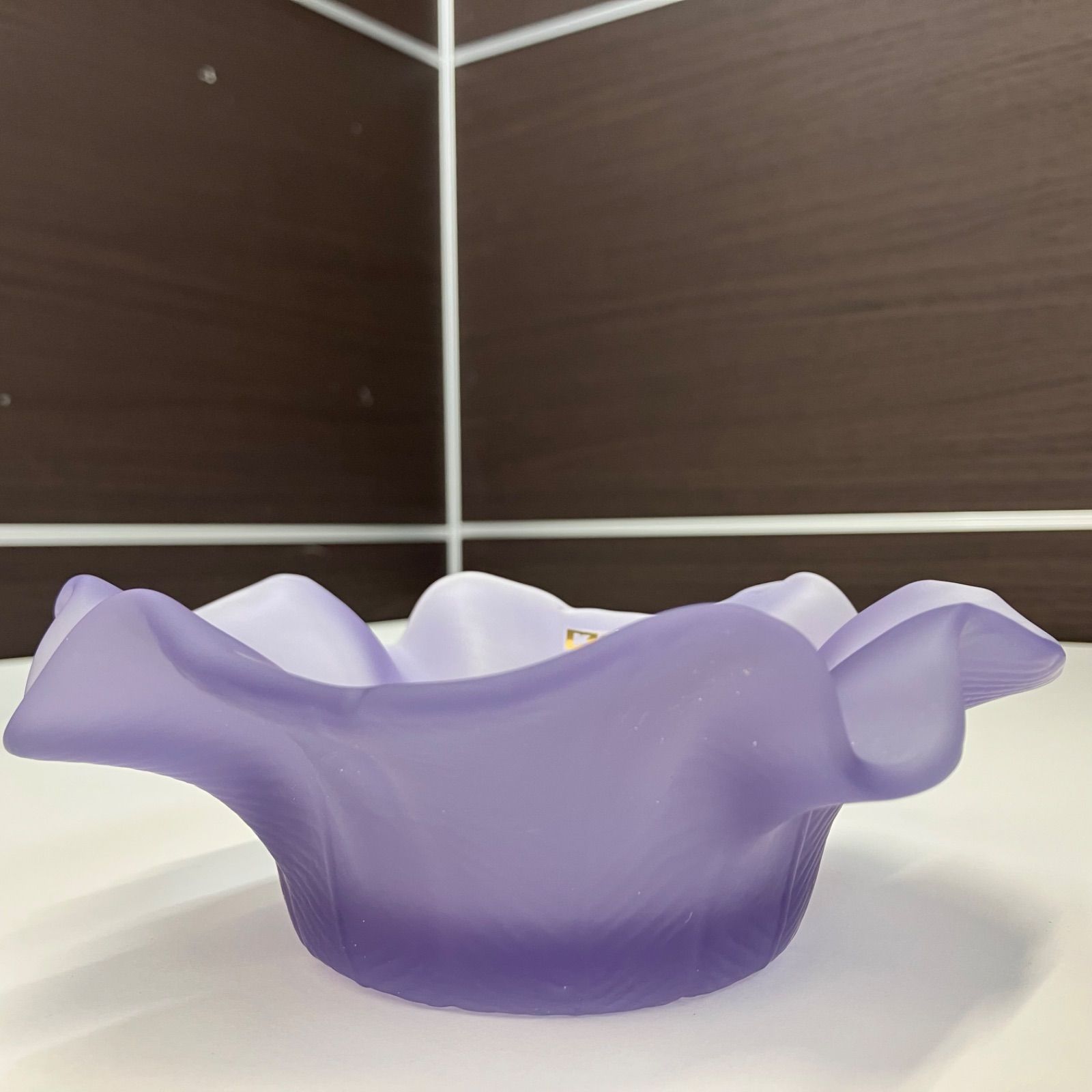 上越クリスタル　花瓶　フラワースタンド 月夜野工房」の 家具・インテリア 上越クリスタル 月夜野工房