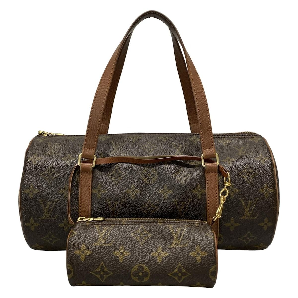 美品✨ルイヴィトン　パピヨン　ポーチ　ヴィンテージ　モノグラム　M51365 希少 極美品 ヴィンテージ】LOUIS VUITTON ルイヴィトン