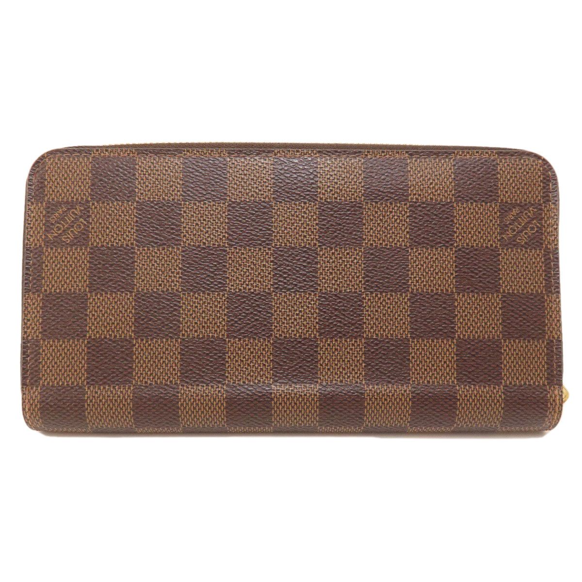 LOUIS VUITTON ルイヴィトン N60257 ジッピー・ウォレット ヴィヴィエンヌ ダミエ エベヌ 2019 長財布（小銭入れあり）  ダミエキャンバス レディース