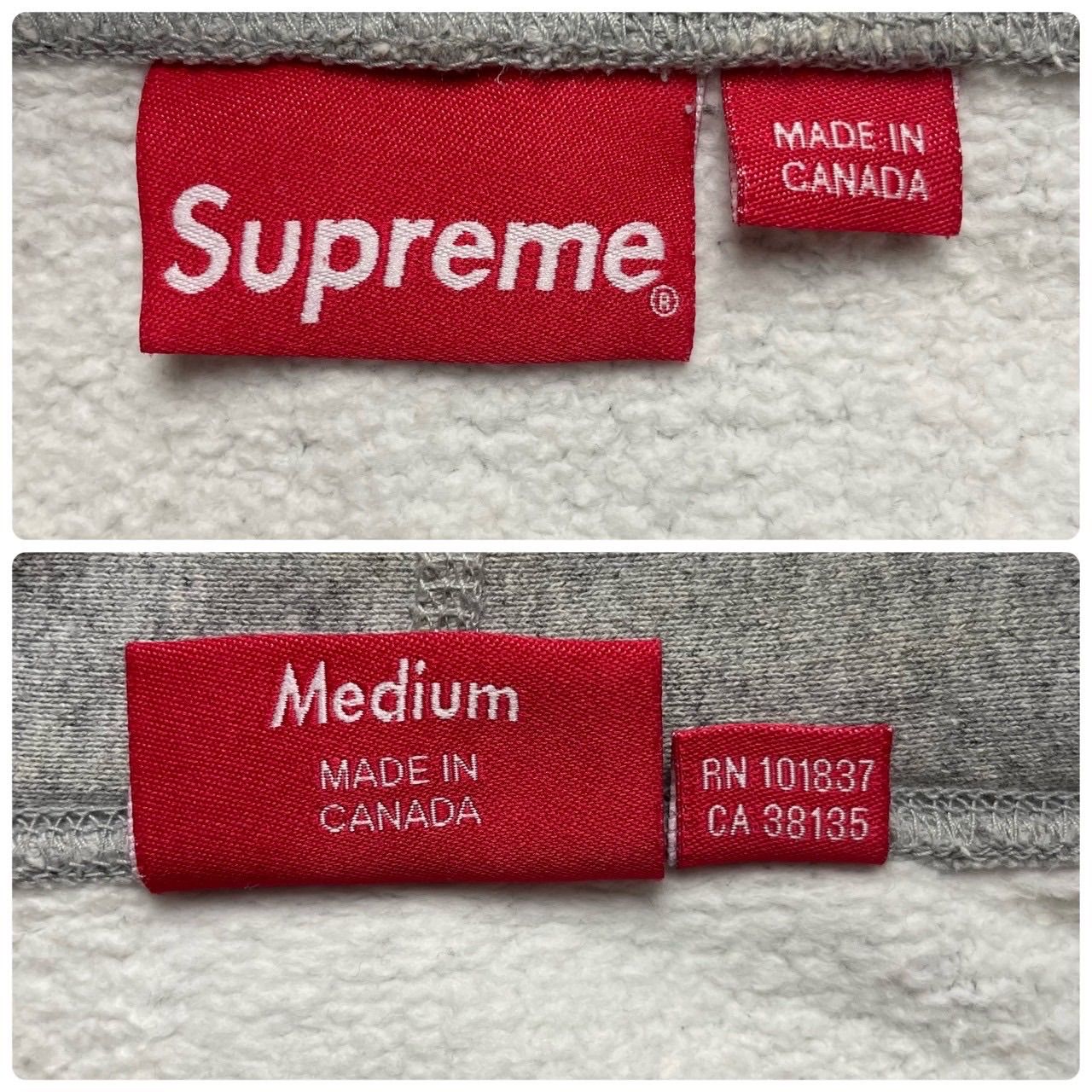 2932【定番モデル】シュプリーム☆センター刺繍マイクロロゴ パーカー 02932【定番モデル】シュプリーム(Supreme) ☆センター刺繍