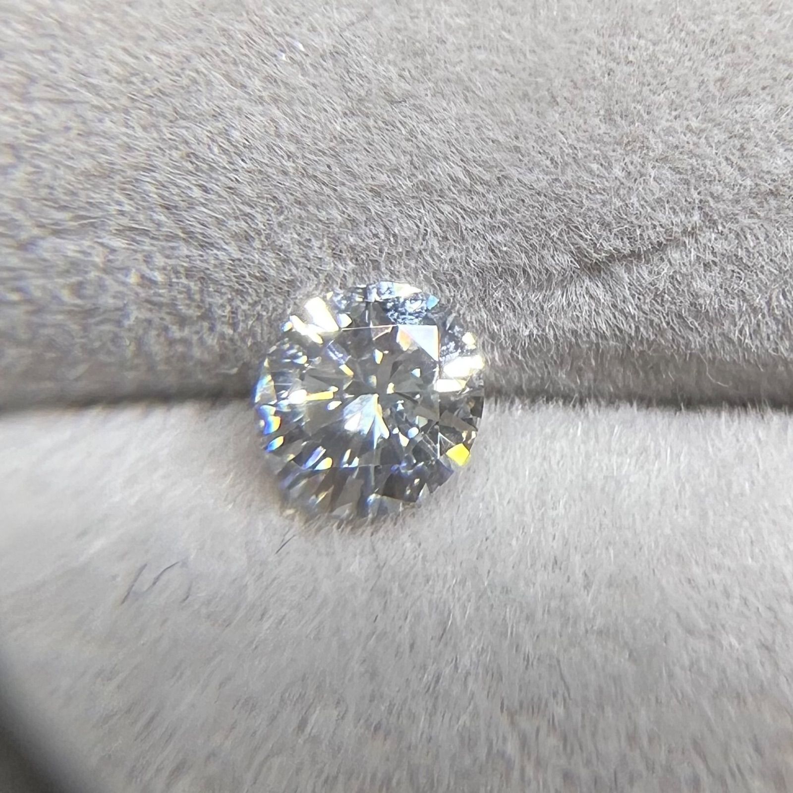 天然ダイヤモンド ルース 0.461ct F VS-2 GOOD ソーティング D001 