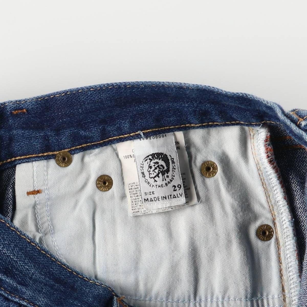 最高品質を待つ！ 古着 90年代 ディーゼル DIESEL INDUSTRY ストレートデニムパンツ イタリア製 メンズw31相当 ヴィンテージ eaa545005 開発