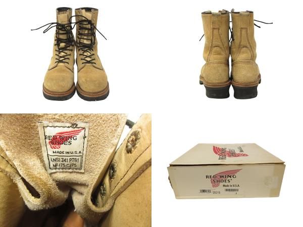 レッドウィング REDWING 90s 8218 ロガーブーツ PT91 スウェード レッドウィング REDWING 90s 8218 ロガーブーツ PT91 スウェード